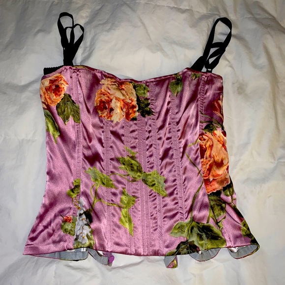 Dolce and gabbana corset top vintage Clearance
